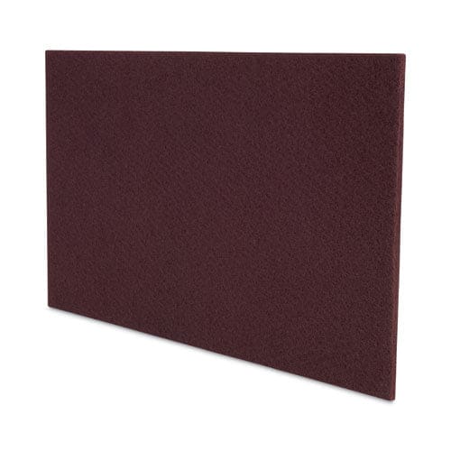 Boardwalk Deep Scrub Pads 28 X 14 Maroon 10/carton - Janitorial & Sanitation - Boardwalk®