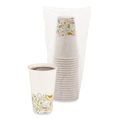 Boardwalk Deerfield Printed Paper Hot Cups 16 Oz 50 Cups/sleeve 20 Sleeves/carton - Food Service - Boardwalk®