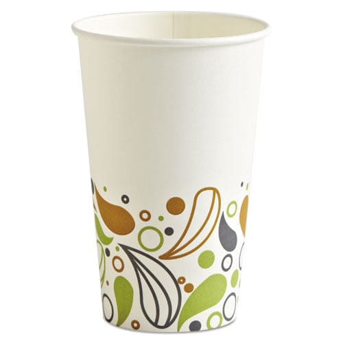 Boardwalk Deerfield Printed Paper Hot Cups 16 Oz 50 Cups/sleeve 20 Sleeves/carton - Food Service - Boardwalk®