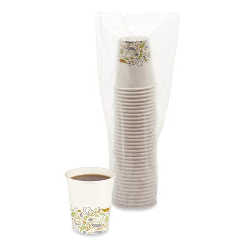 Boardwalk Deerfield Printed Paper Hot Cups 8 Oz 20 Cups/sleeve 50 Sleeves/carton - Food Service - Boardwalk®