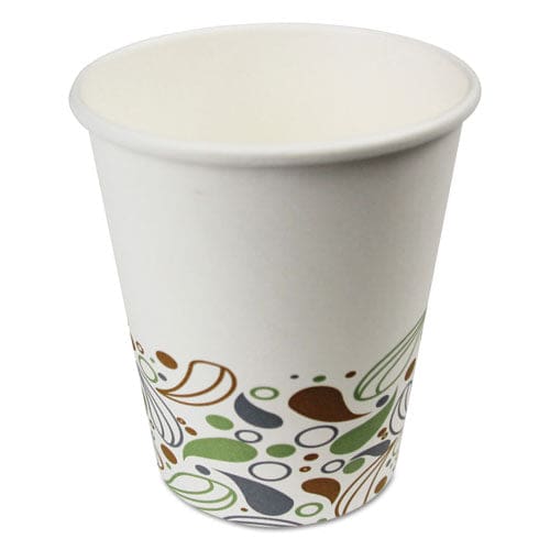 Boardwalk Deerfield Printed Paper Hot Cups 8 Oz 20 Cups/sleeve 50 Sleeves/carton - Food Service - Boardwalk®