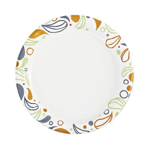 Boardwalk Deerfield Printed Paper Plates 6 Dia Coated/soak Proof Multicolor 250/pack 4 Packs/carton - Food Service - Boardwalk®