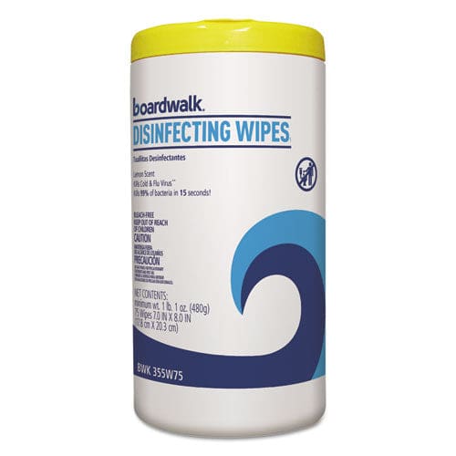 Boardwalk Disinfecting Wipes 7 X 8 Fresh Scent 35/canister 12 Canisters/carton - School Supplies - Boardwalk®