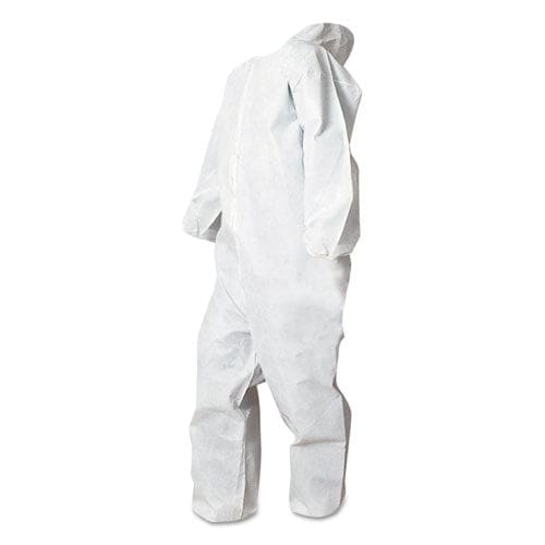 Boardwalk Disposable Coveralls Polypropylene Small White 25/carton - Janitorial & Sanitation - Boardwalk®