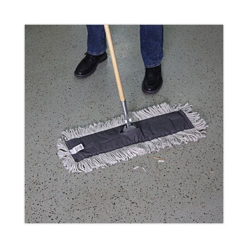 Boardwalk Disposable Cut End Dust Mop Head Cotton/synthetic 24w X 5d White - Janitorial & Sanitation - Boardwalk®