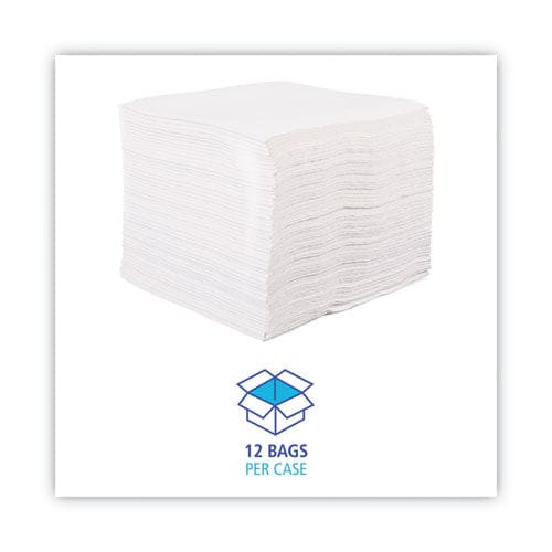 Boardwalk Drc Wipers 12 X 13 White 90 Bag 12 Bags/carton - Janitorial & Sanitation - Boardwalk®