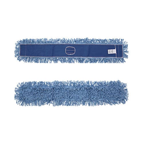 Boardwalk Dust Mop Head Cotton/synthetic Blend 48 X 5 Blue - Janitorial & Sanitation - Boardwalk®