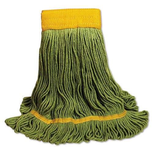 Boardwalk Ecomop Looped-end Mop Head Recycled Fibers Large Size Green 12/carton - Janitorial & Sanitation - Boardwalk®