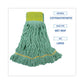 Boardwalk Ecomop Looped-end Mop Head Recycled Fibers Large Size Green 12/carton - Janitorial & Sanitation - Boardwalk®