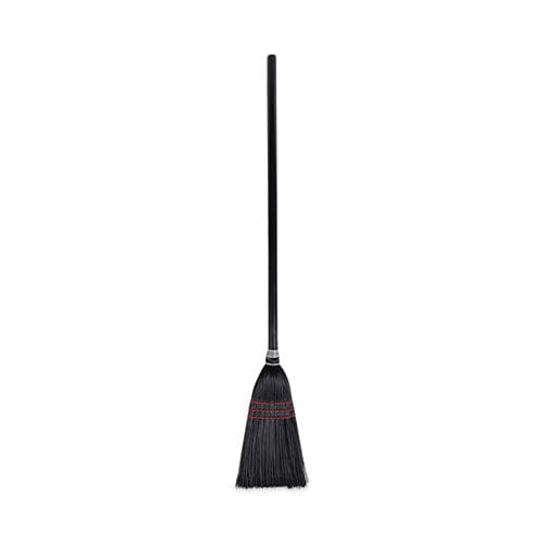 Boardwalk Flag Tipped Poly Lobby Brooms Flag Tipped Poly Bristles 38 Overall Length Natural/black 12/carton - Janitorial & Sanitation -
