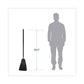 Boardwalk Flagged Tip Poly Bristle Janitor Brooms 10 X 58.5 Wood Handle Natural/black 12/carton - Janitorial & Sanitation - Boardwalk®