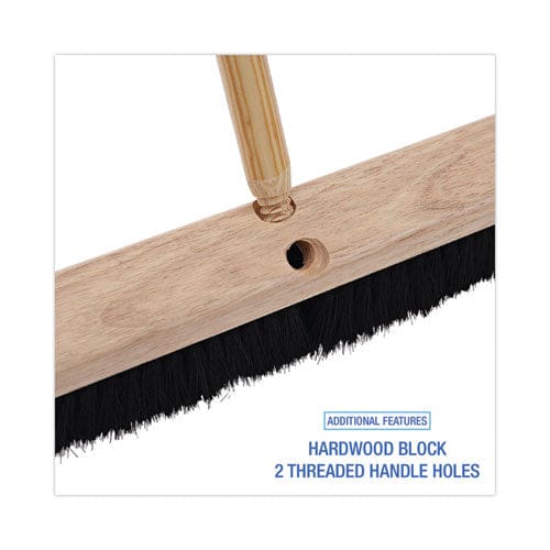 Boardwalk Floor Brush Head 2.5 Black Tampico Fiber Bristles 18 Brush - Janitorial & Sanitation - Boardwalk®