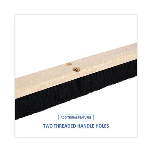 Boardwalk Floor Brush Head 2.5 Black Tampico Fiber Bristles 24 Brush - Janitorial & Sanitation - Boardwalk®