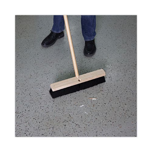 Boardwalk Floor Brush Head 3 Black Medium Weight Polypropylene Bristles 18 Brush - Janitorial & Sanitation - Boardwalk®
