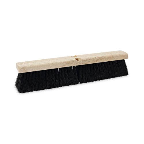 Boardwalk Floor Brush Head 3 Black Medium Weight Polypropylene Bristles 18 Brush - Janitorial & Sanitation - Boardwalk®