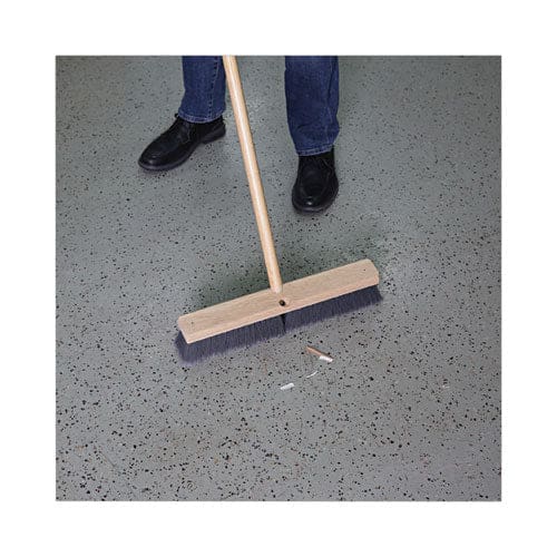 Boardwalk Floor Brush Head 3 Gray Flagged Polypropylene Bristles 24 Brush - Janitorial & Sanitation - Boardwalk®