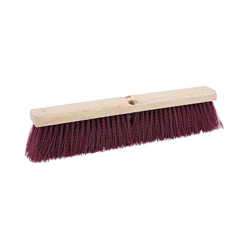 Boardwalk Floor Brush Head 3 Maroon Heavy-duty Polypropylene Bristles 18 Brush - Janitorial & Sanitation - Boardwalk®