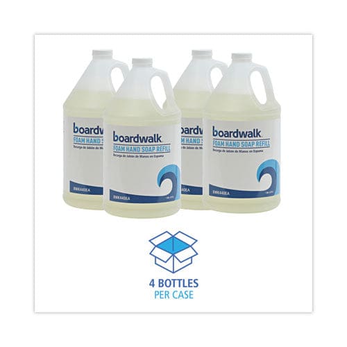 Boardwalk Foaming Hand Soap Herbal Mint Scent 1 Gal Bottle 4/carton - Janitorial & Sanitation - Boardwalk®