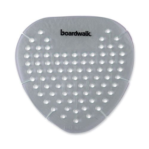 Boardwalk Gem Urinal Screens Herbal Mint Scent Green 12/box - Janitorial & Sanitation - Boardwalk®