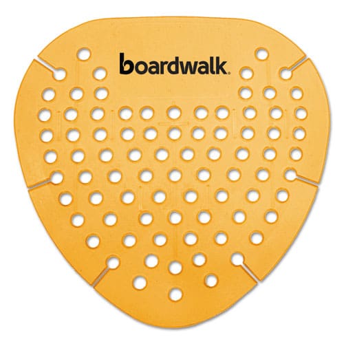 Boardwalk Gem Urinal Screens Spiced Apple Scent Red 12/box - Janitorial & Sanitation - Boardwalk®