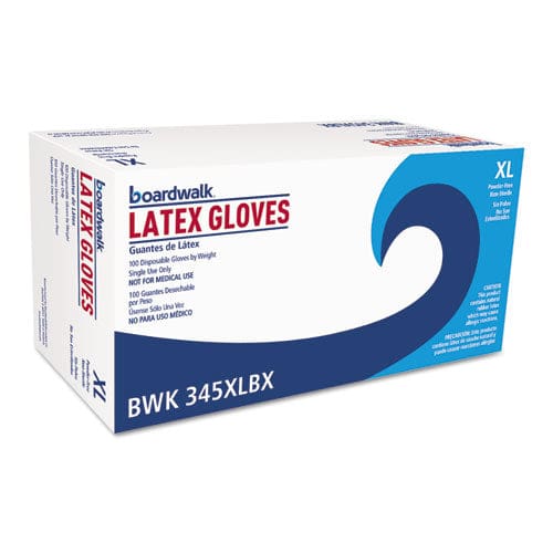 Boardwalk General-purpose Latex Gloves Natural X-large Powder-free 4.4 Mil 1,000/carton - Janitorial & Sanitation - Boardwalk®