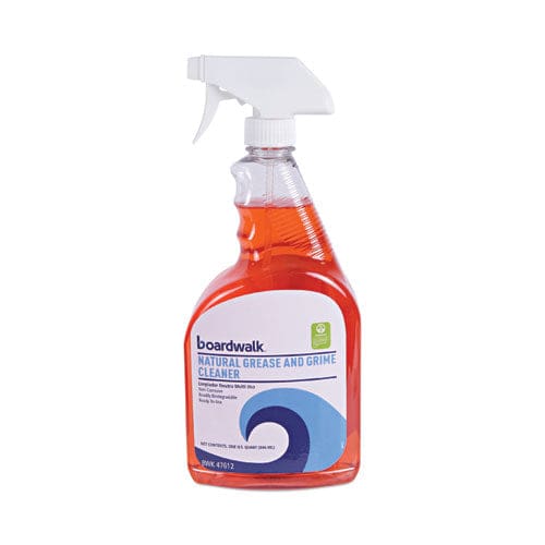 Boardwalk Boardwalk Green Natural Grease And Grime Cleaner 32 Oz Spray Bottle 12/carton - Janitorial & Sanitation - Boardwalk®