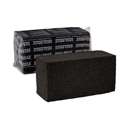 Boardwalk Grill Brick 8 X 4 Black 12/carton - Janitorial & Sanitation - Boardwalk®