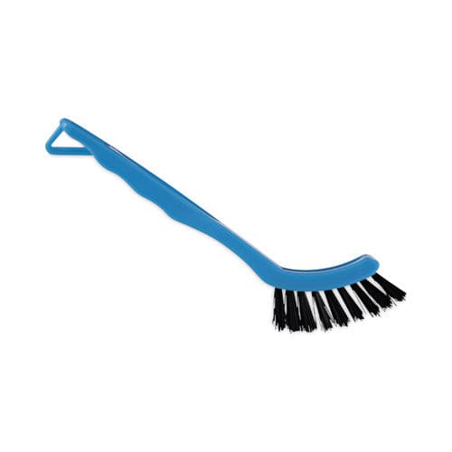 Boardwalk Grout Brush Black Nylon Bristles 8.13 Blue Plastic Handle - Janitorial & Sanitation - Boardwalk®