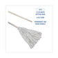 Boardwalk Handle/deck Mops 12 Oz White Cotton Head 48 Oak Wood Handle 6/pack - Janitorial & Sanitation - Boardwalk®