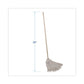 Boardwalk Handle/deck Mops 24 Oz White Cotton Head 54 Oak Wood Handle 6/pack - Janitorial & Sanitation - Boardwalk®