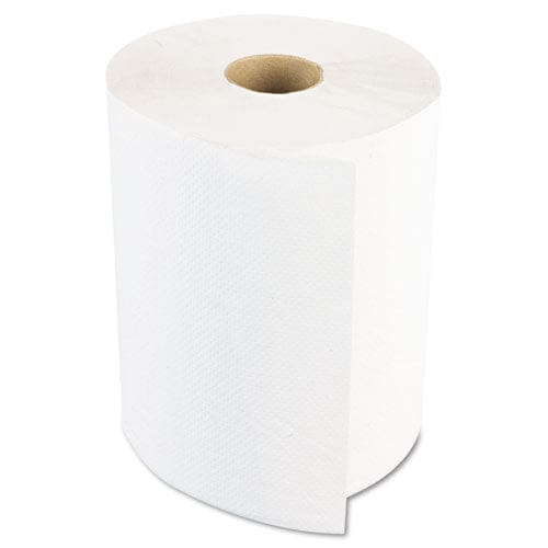 Boardwalk Hardwound Paper Towels 1-ply 8 X 800 Ft White 6 Rolls/carton - Janitorial & Sanitation - Boardwalk®