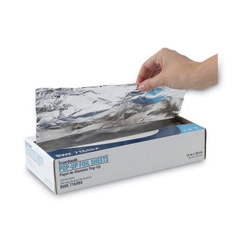 Boardwalk Heavy-duty Aluminum Foil Pop-up Sheets 12 X 10.75 200/box 12 Boxes/carton - Food Service - Boardwalk®