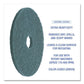 Boardwalk Heavy-duty Scrubbing Floor Pads 19 Diameter Green 5/carton - Janitorial & Sanitation - Boardwalk®