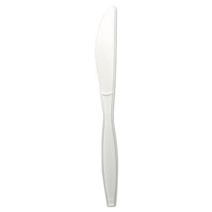 Boardwalk Heavyweight Polypropylene Cutlery Knife White 1000/carton - Food Service - Boardwalk®