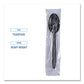 Boardwalk Heavyweight Wrapped Polypropylene Cutlery Teaspoon Black 1,000/carton - Food Service - Boardwalk®