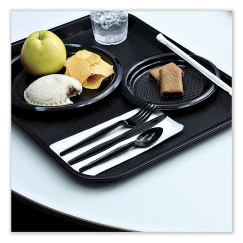 Boardwalk Heavyweight Wrapped Polystyrene Cutlery Fork Black 1,000/carton - Food Service - Boardwalk®