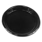 Boardwalk Hi-impact Plastic Dinnerware Plate 10 Dia Black 500/carton - Food Service - Boardwalk®