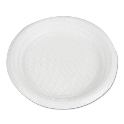 Boardwalk Hi-impact Plastic Dinnerware Plate 6 Dia White 1,000/carton - Food Service - Boardwalk®