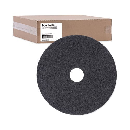 Boardwalk High Performance Stripping Floor Pads 20 Diameter Black 5/carton - Janitorial & Sanitation - Boardwalk®