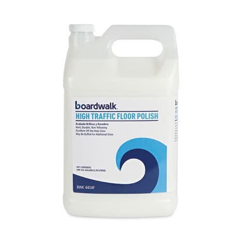 Boardwalk High Traffic Floor Polish 1 Gal Bottle 4/carton - Janitorial & Sanitation - Boardwalk®