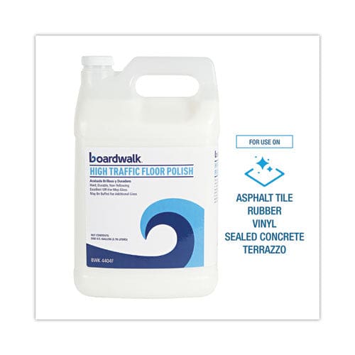 Boardwalk High Traffic Floor Polish 1 Gal Bottle - Janitorial & Sanitation - Boardwalk®