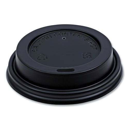 Boardwalk Hot Cup Lids Fits 8 Oz Hot Cups Black 1,000/carton - Food Service - Boardwalk®