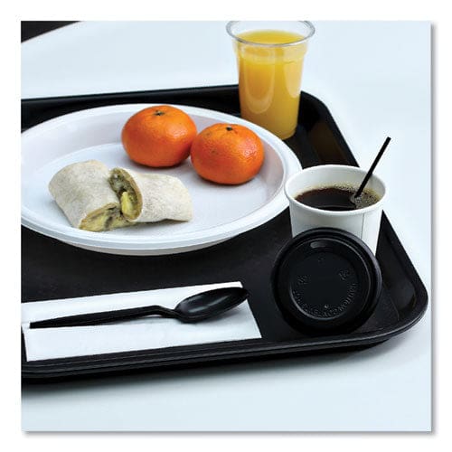 Boardwalk Hot Cup Lids Fits 8 Oz Hot Cups Black 1,000/carton - Food Service - Boardwalk®