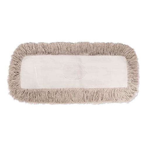 Boardwalk Industrial Dust Mop Head Hygrade Cotton 24w X 5d White - Janitorial & Sanitation - Boardwalk®