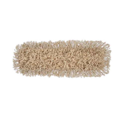 Boardwalk Industrial Dust Mop Head Hygrade Cotton 24w X 5d White - Janitorial & Sanitation - Boardwalk®