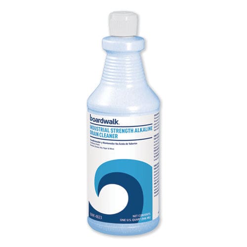 Boardwalk Industrial Strength Alkaline Drain Cleaner 32 Oz Bottle 12/carton - Janitorial & Sanitation - Boardwalk®