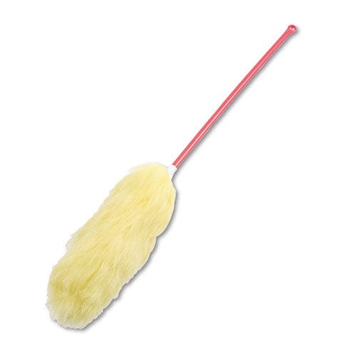 Boardwalk Lambswool Duster Plastic Handle Extends 35 To 48 Handle Assorted Colors - Janitorial & Sanitation - Boardwalk®