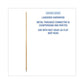 Boardwalk Lie-flat Screw-in Mop Handle Lacquered Wood 1.13 Dia X 54 Natural - Janitorial & Sanitation - Boardwalk®