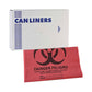 Boardwalk Linear Low Density Health Care Trash Can Liners 45 Gal 1.3 Mil 40 X 46 Red 100/carton - Janitorial & Sanitation - Boardwalk®