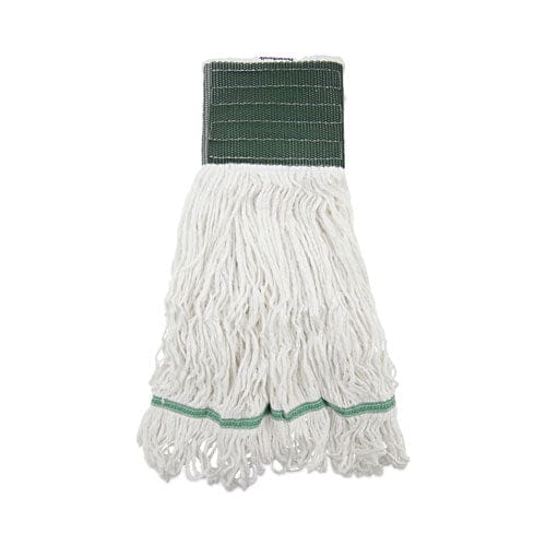 Boardwalk Loop End Rayon Mop Head Rayon Medium 14 Oz White Dozen - Janitorial & Sanitation - Boardwalk®